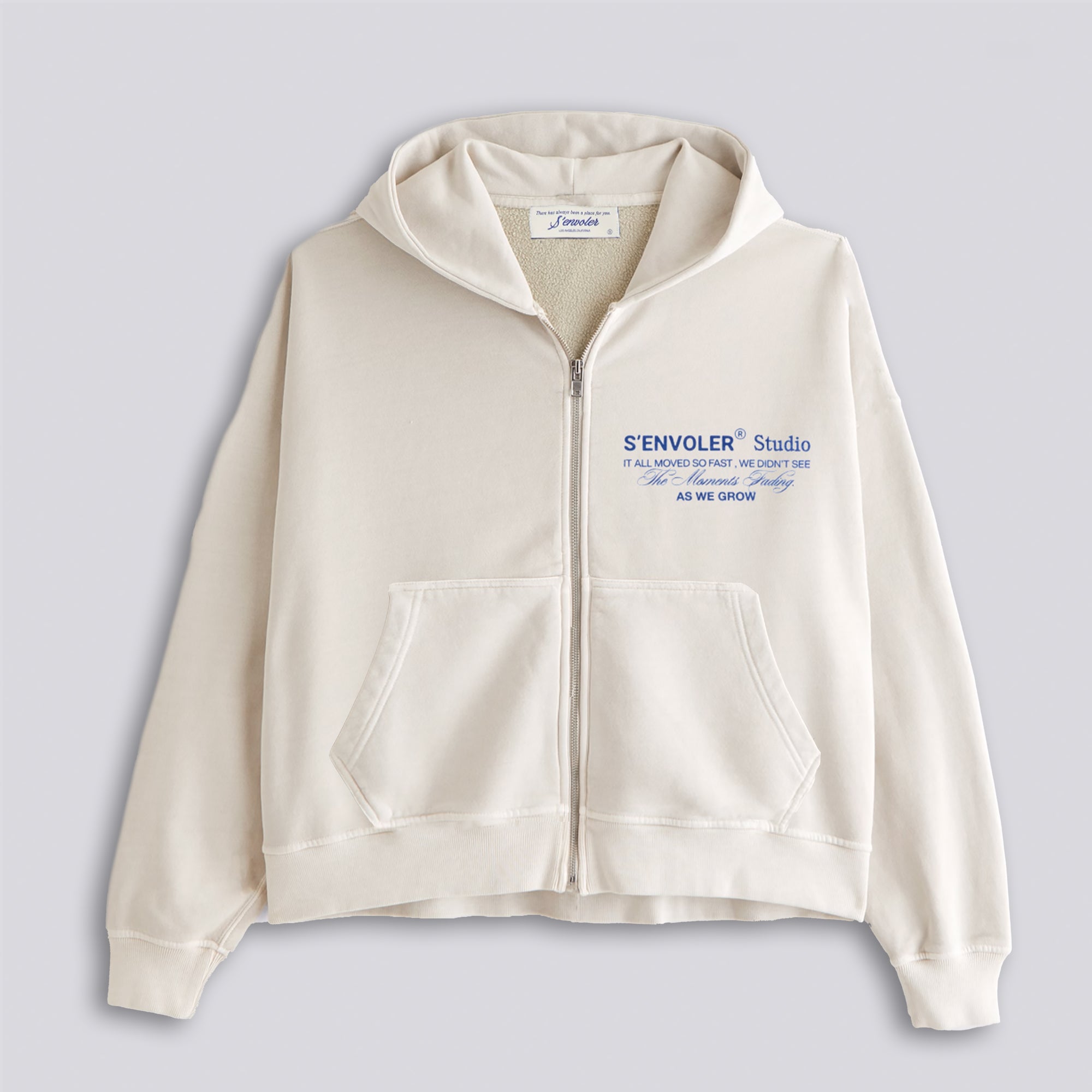 As We Grow Boxy Zip-Up