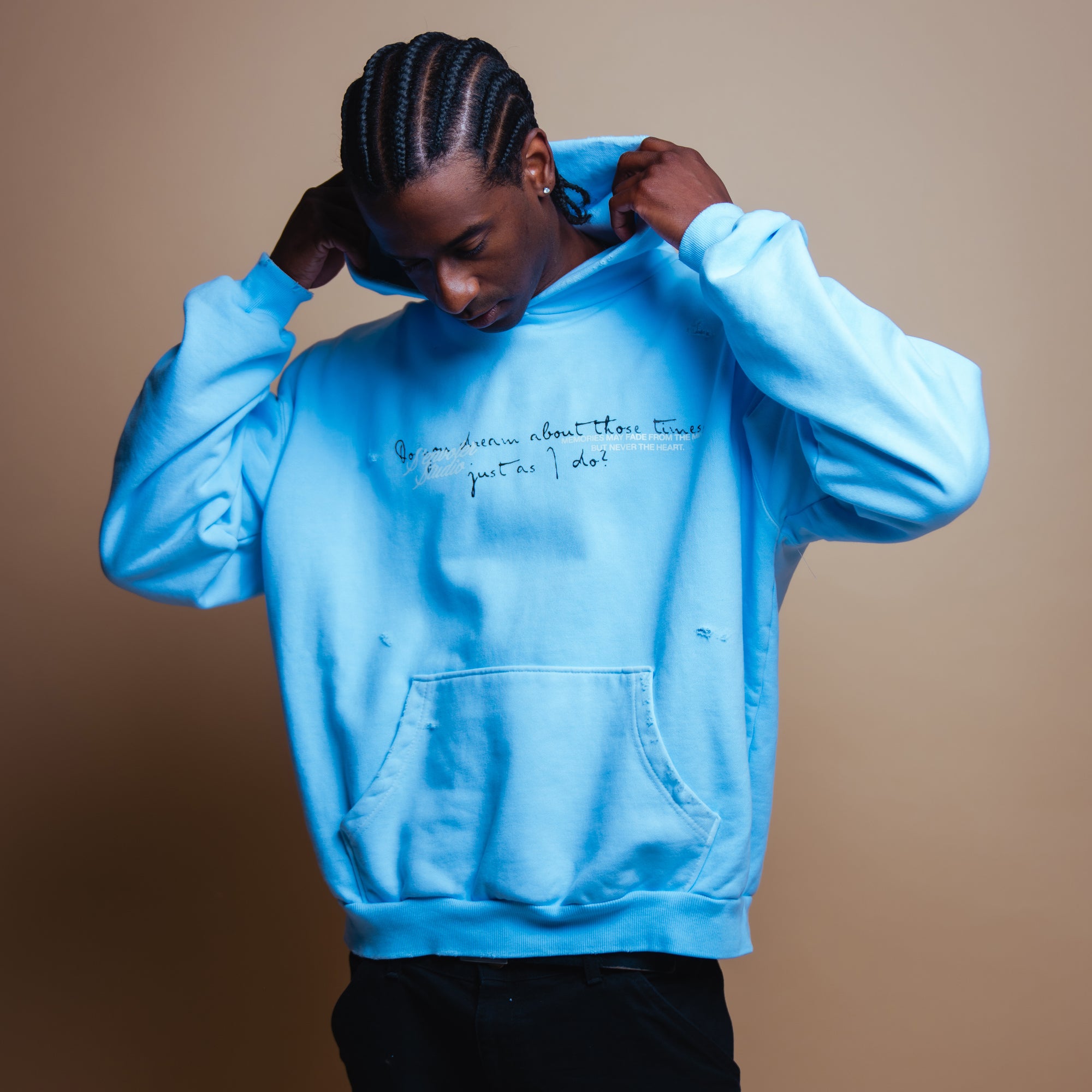 Piece Of You Hoodie - Baby Blue