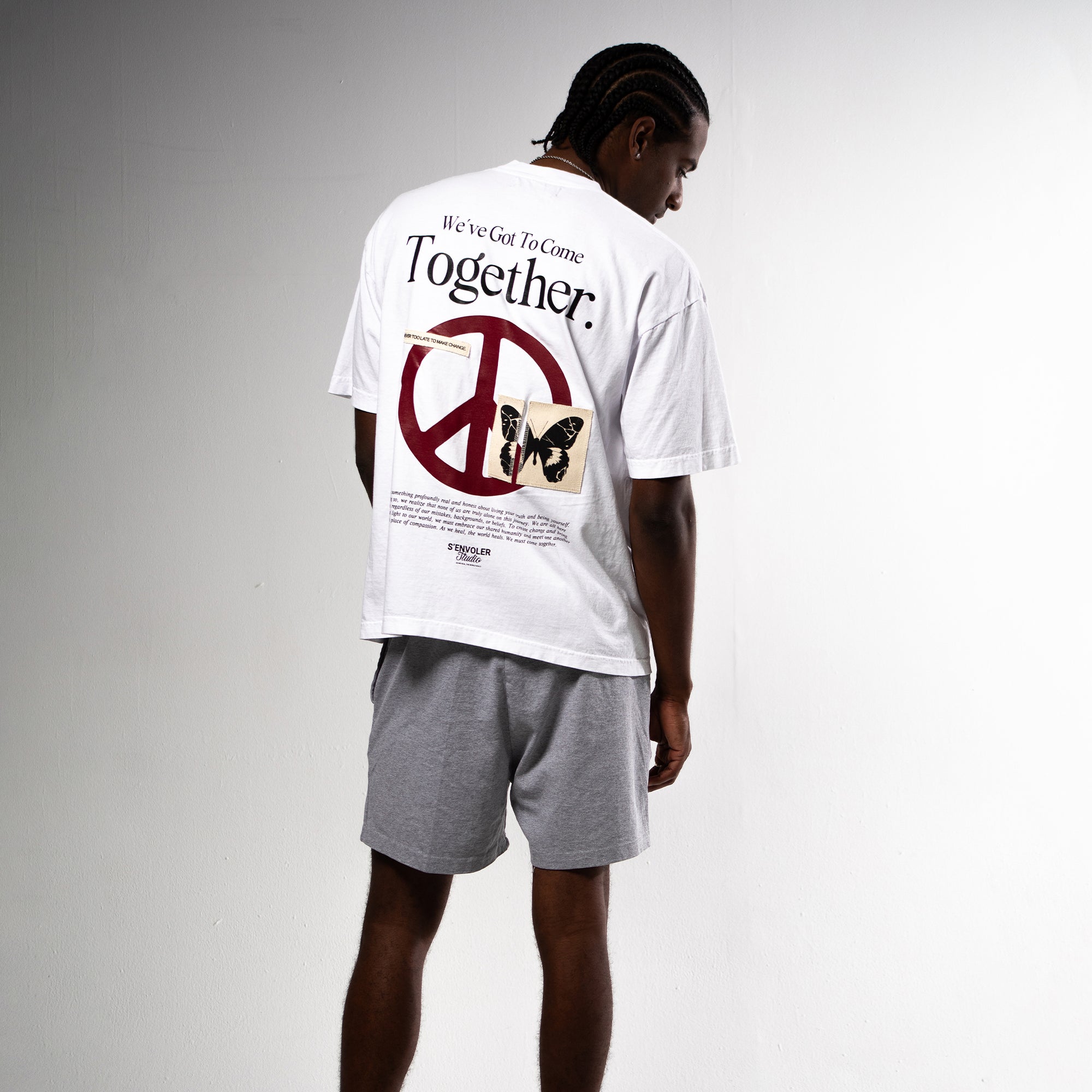 Never Alone Tee - White