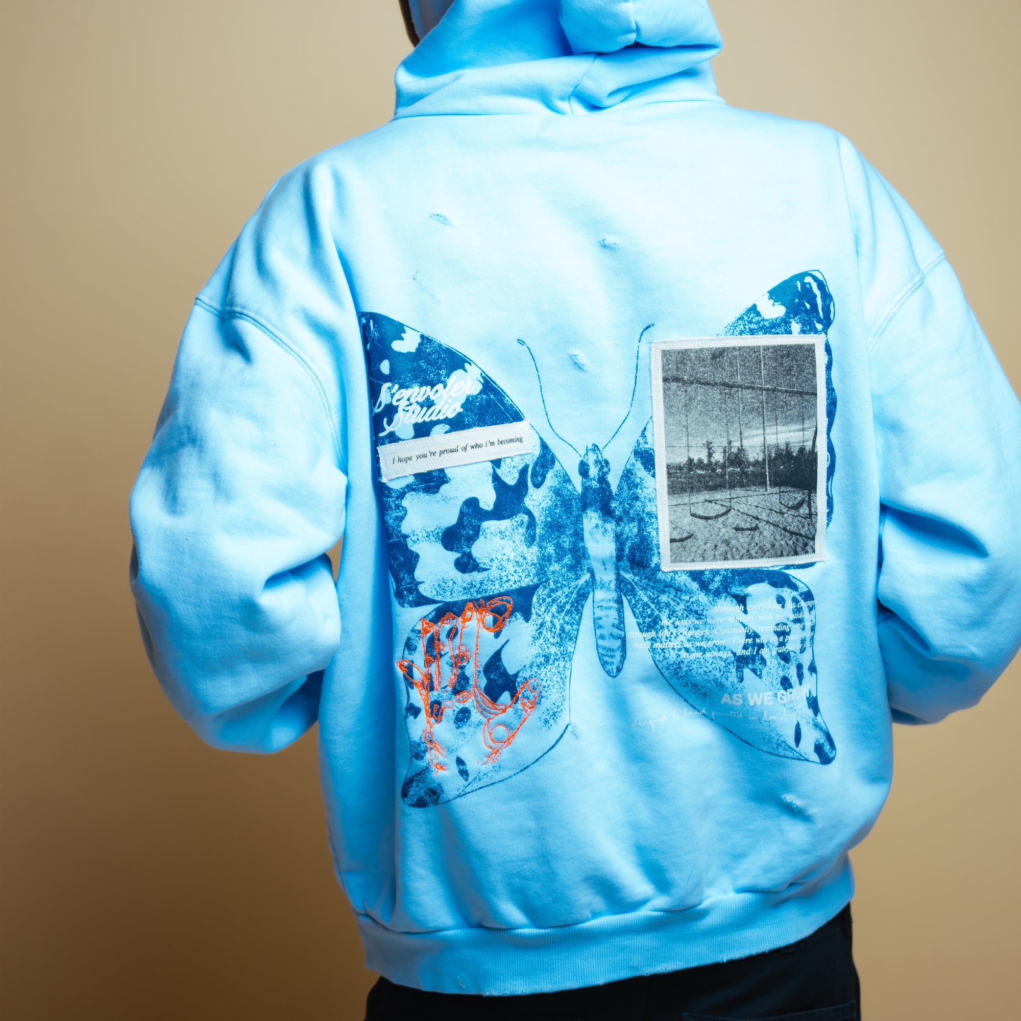 Piece Of You Hoodie - Baby Blue