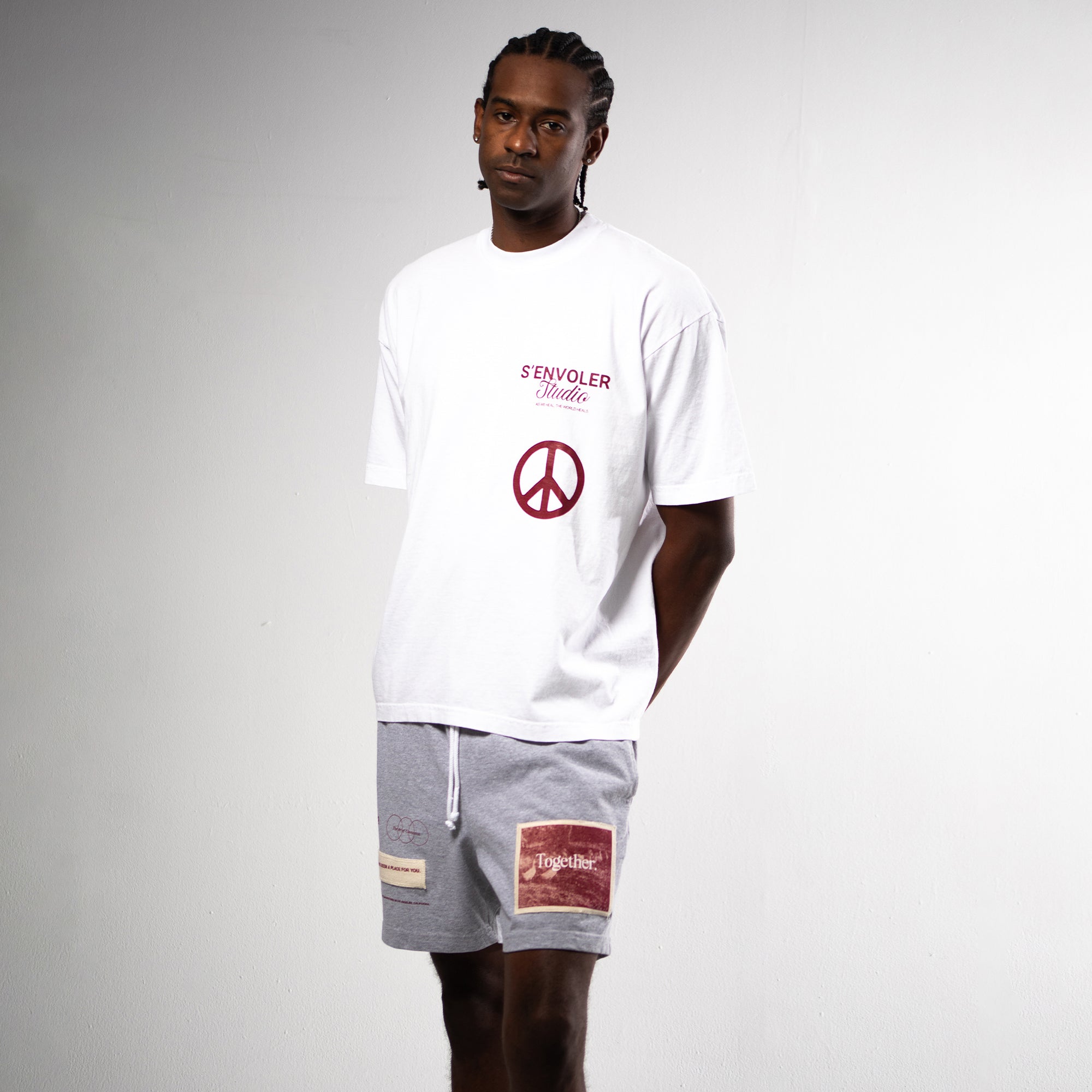 Never Alone Tee - White