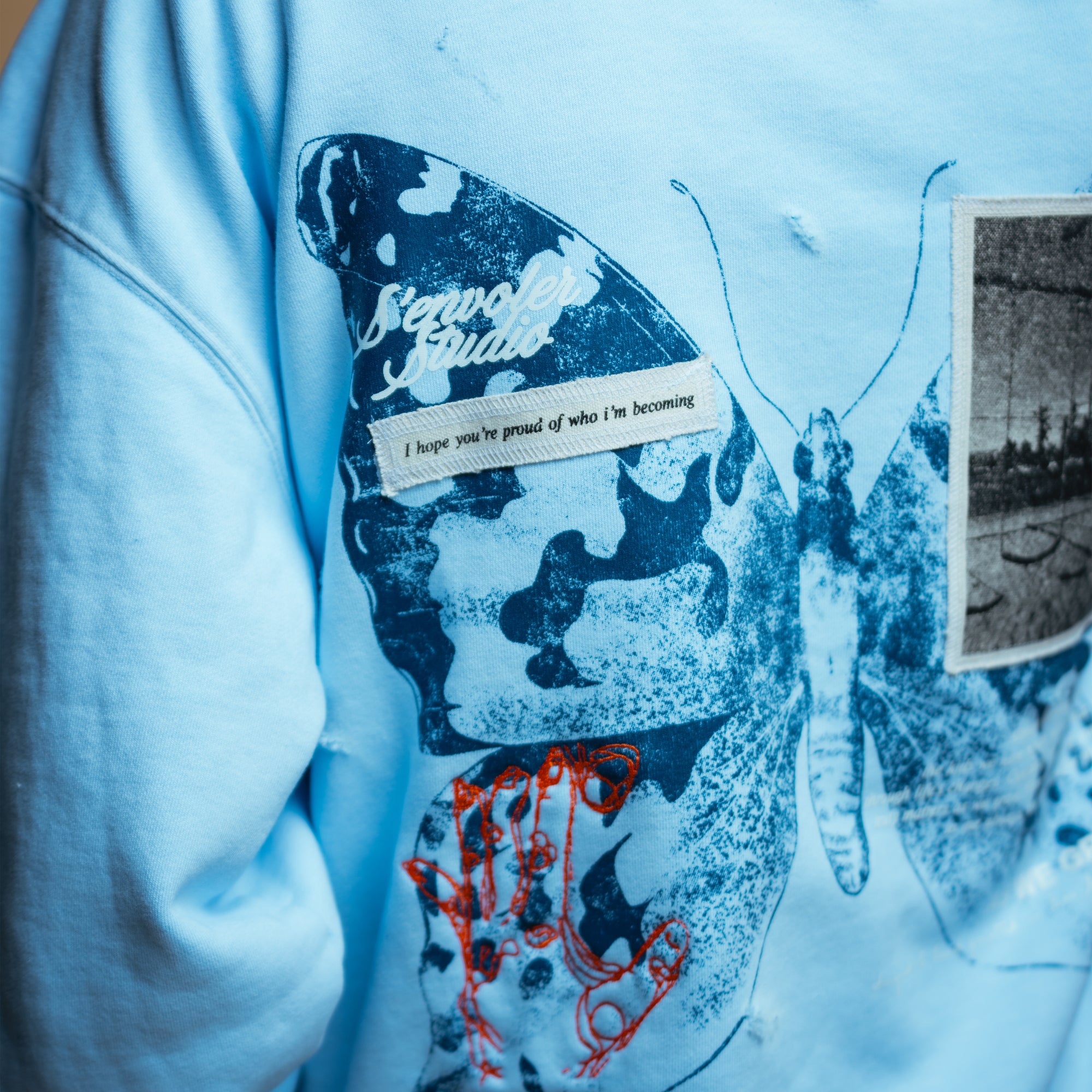 Piece Of You Hoodie - Baby Blue