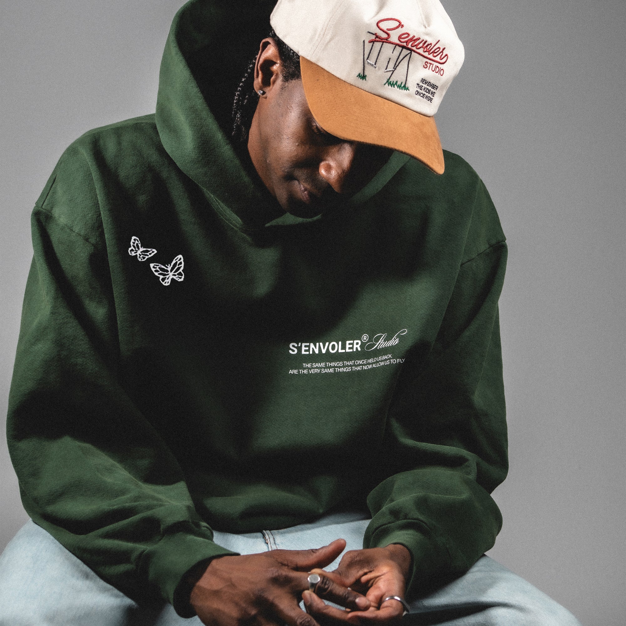 The Core Hoodie - Forest Green