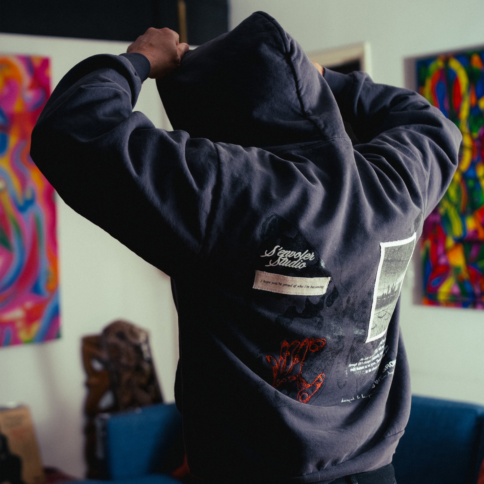 Piece Of You Hoodie - Midnight Blue