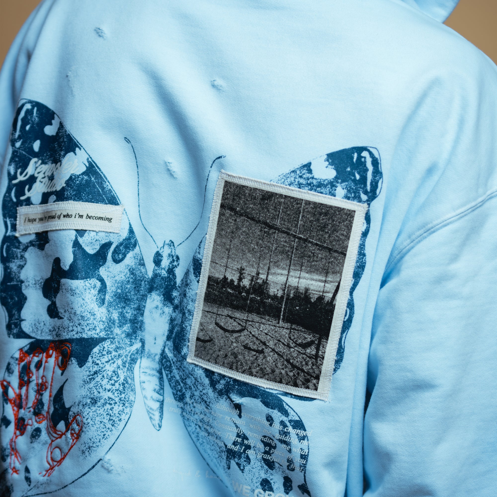 Piece Of You Hoodie - Baby Blue
