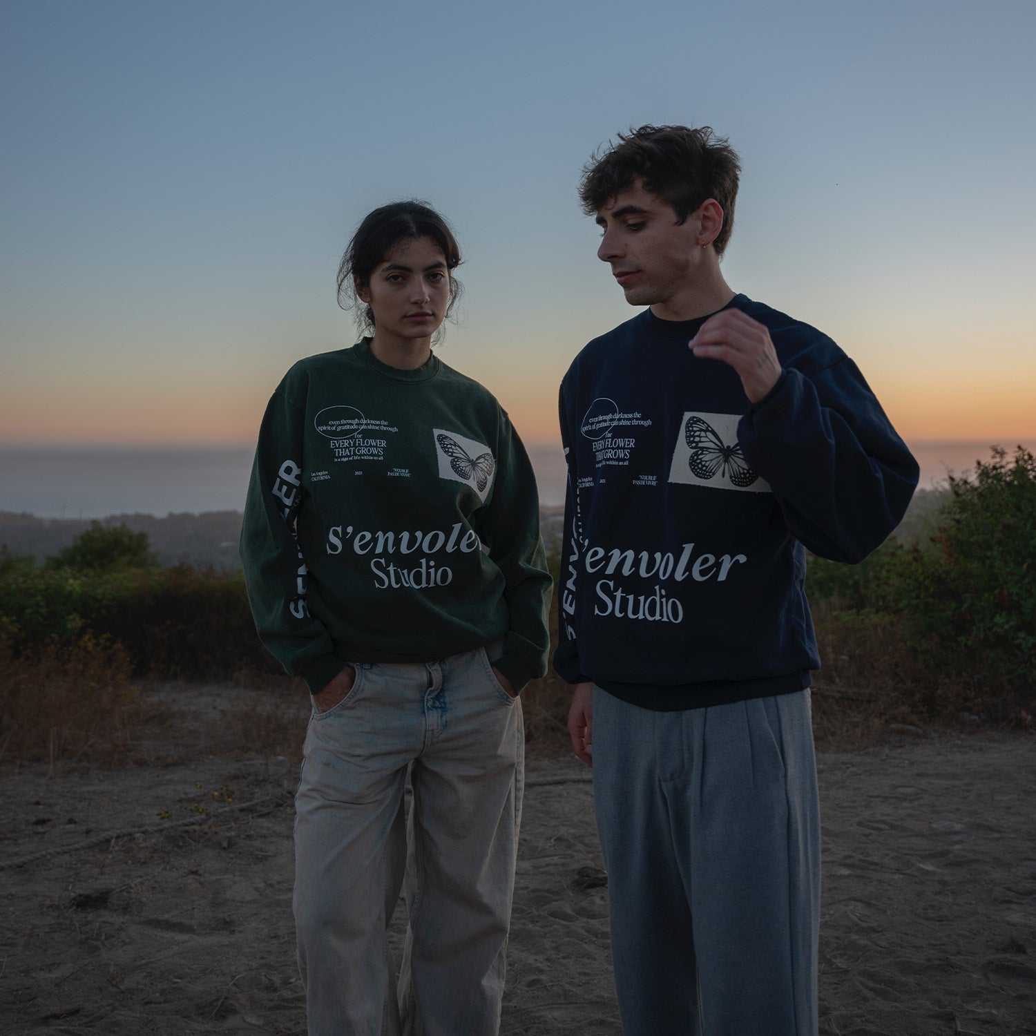 The Gratitude Crewneck - Green