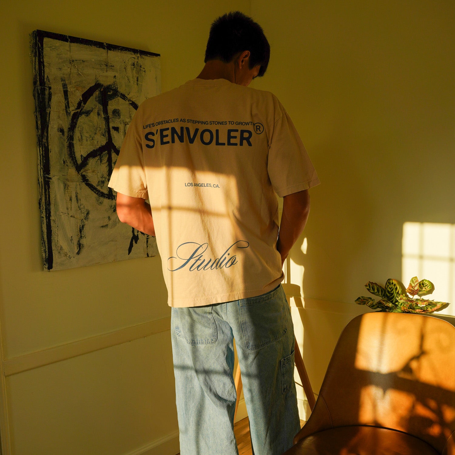S&#39;envoler Signature Tee - Beige