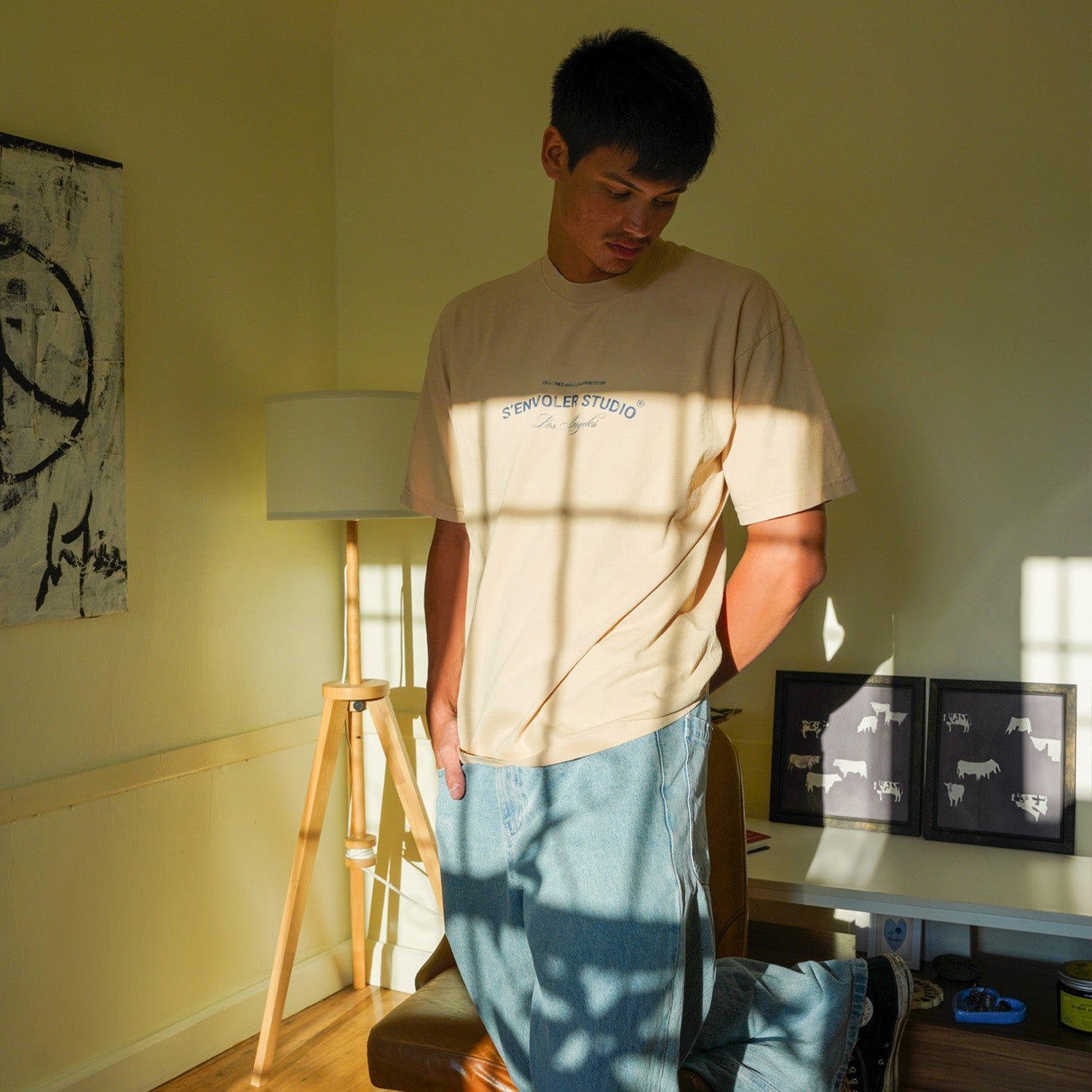 S&#39;envoler Signature Tee - Beige