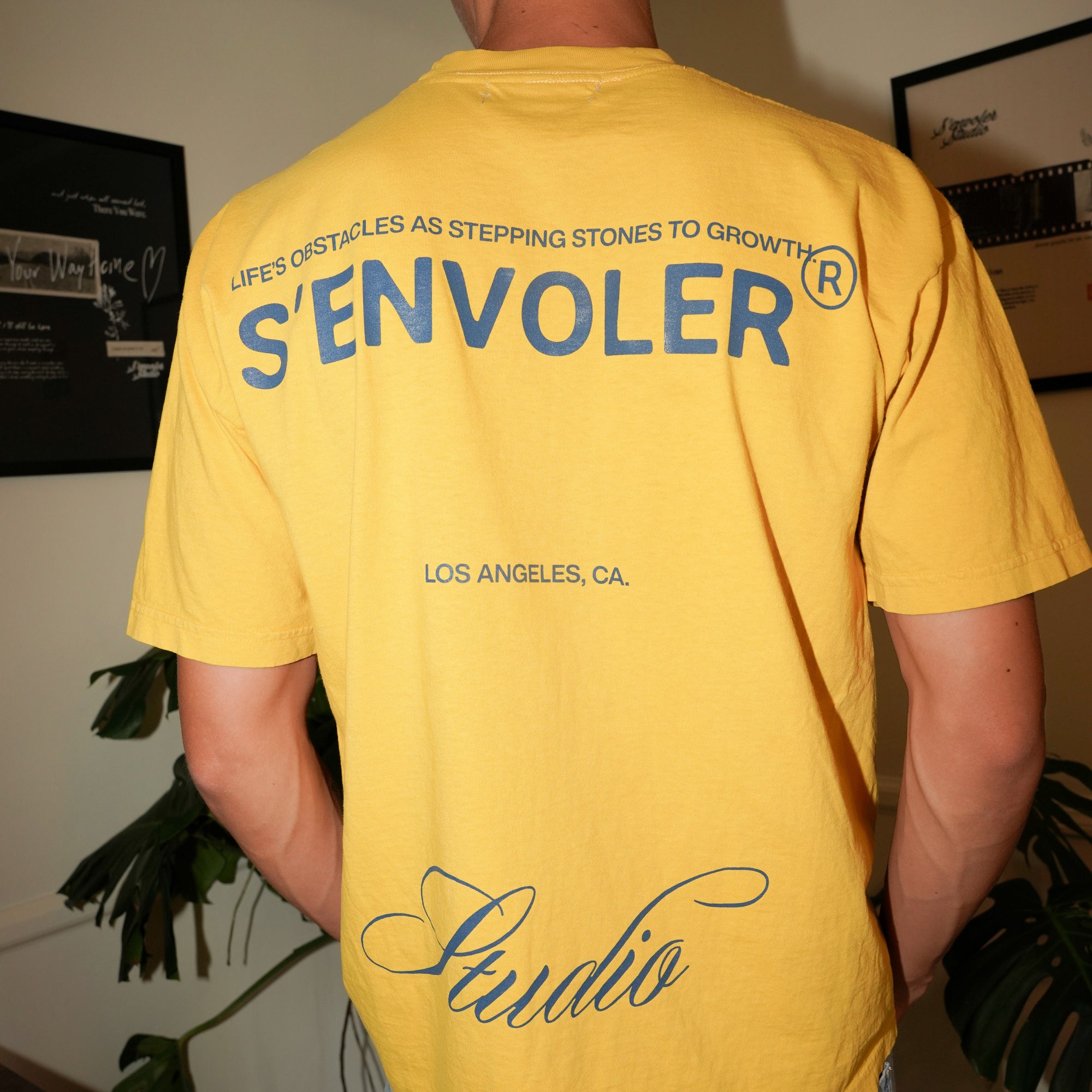S&#39;envoler Signature Tee - Yellow