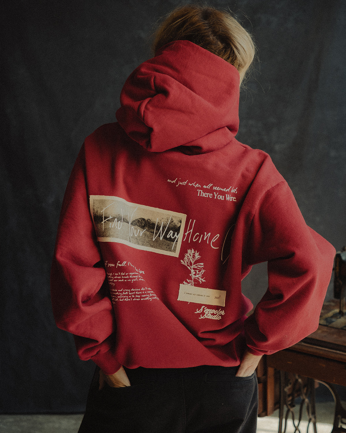Find Your Way Home Hoodie - Red