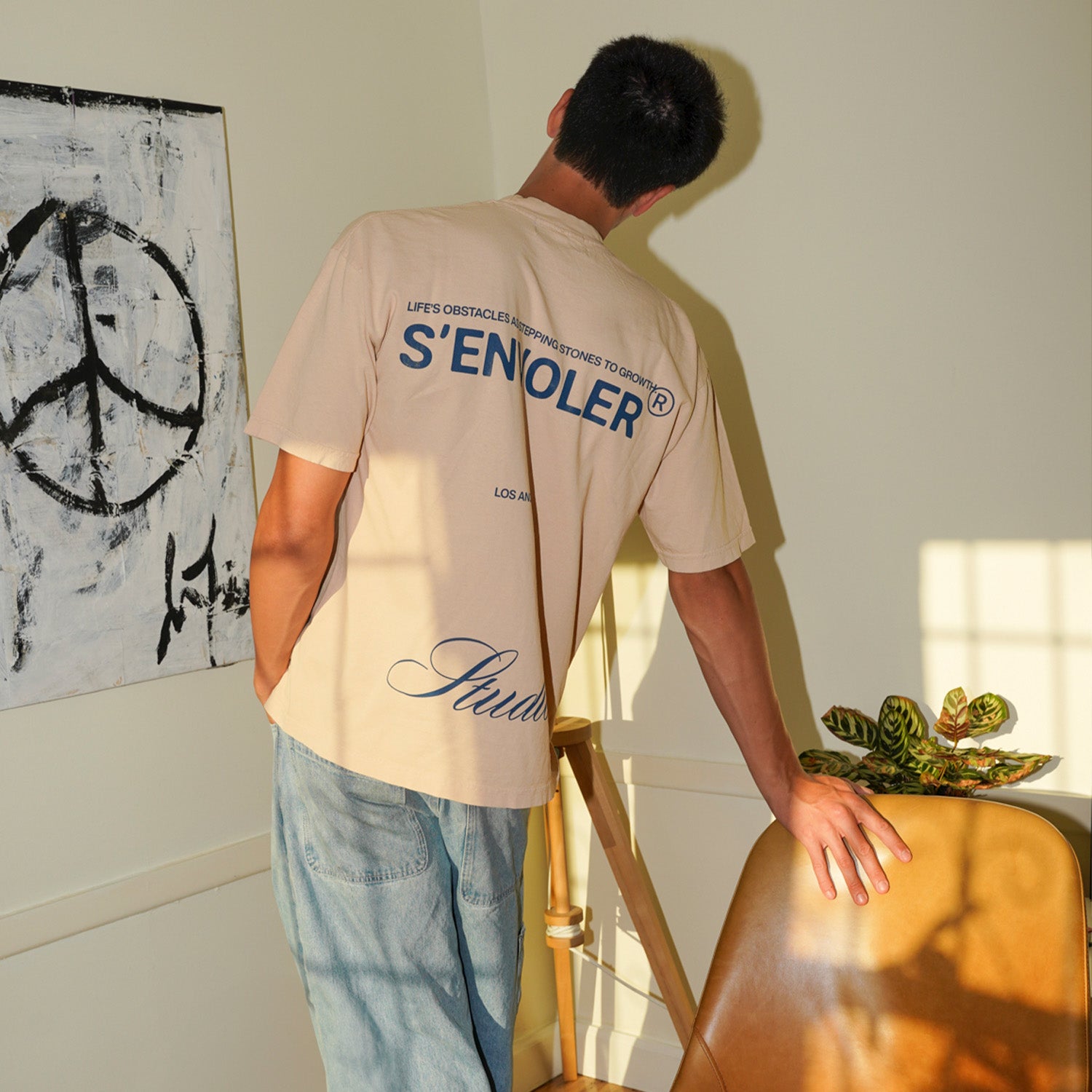 S&#39;envoler Signature Tee - Beige