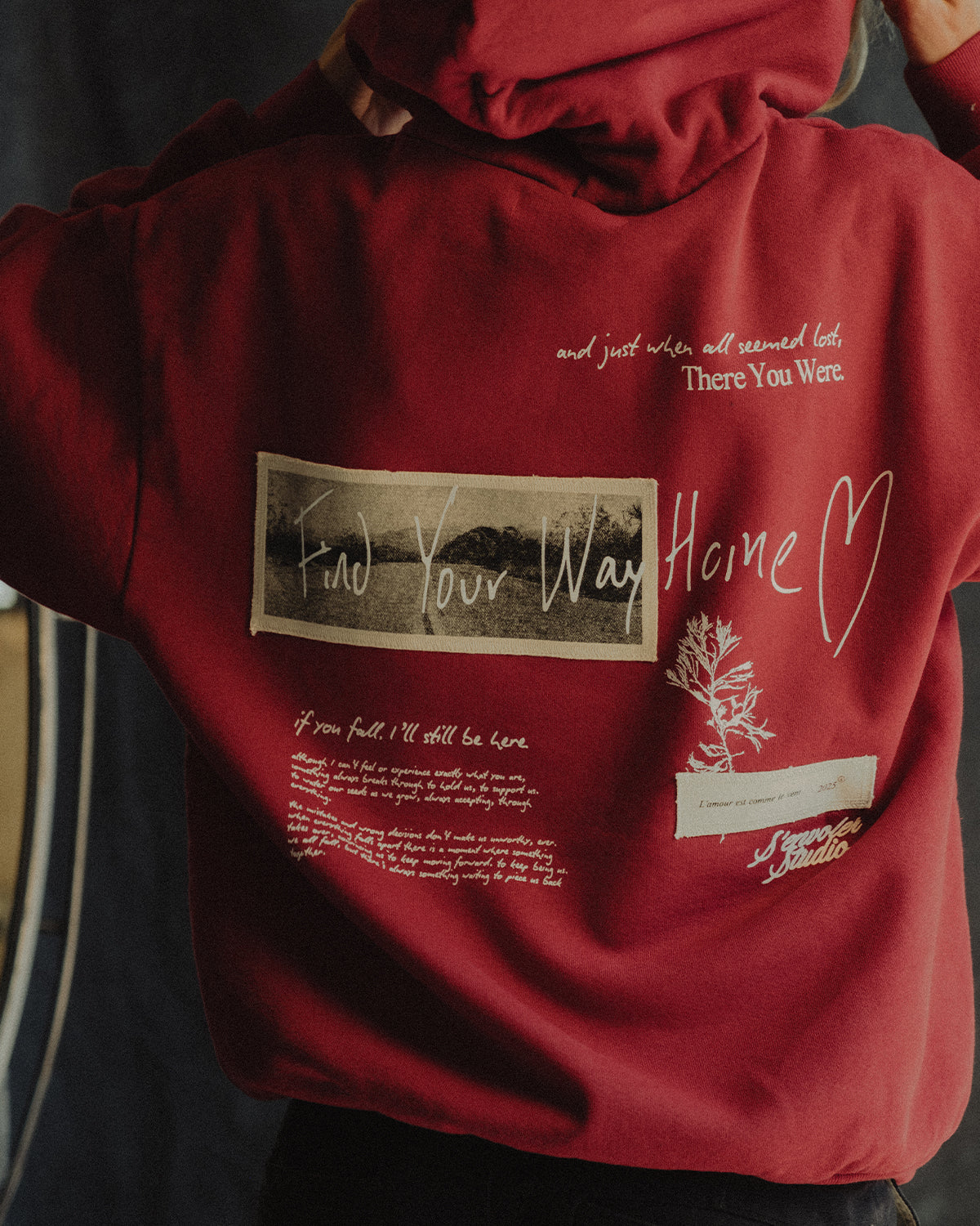 Find Your Way Home Hoodie - Red