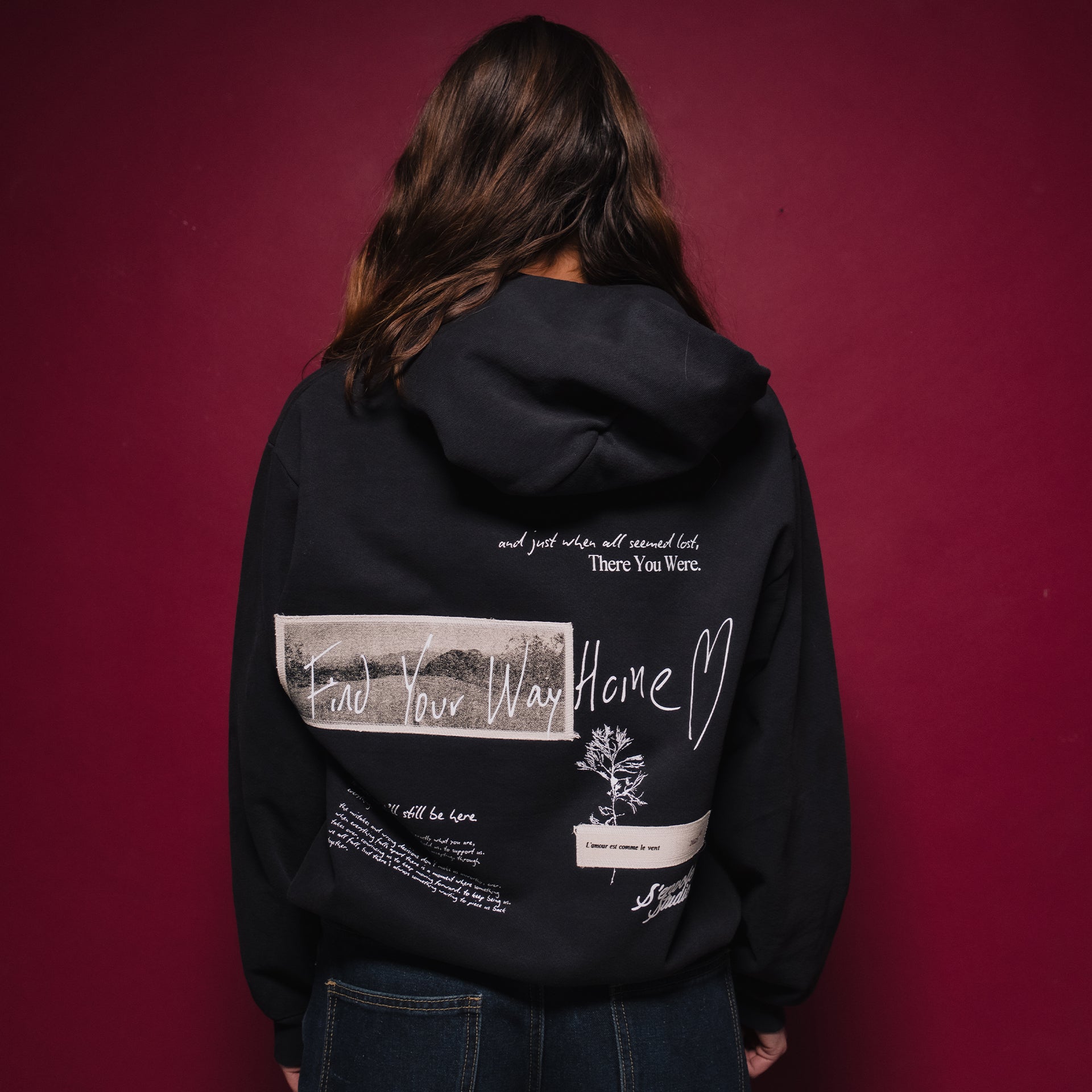 Find Your Way Home Hoodie - Black