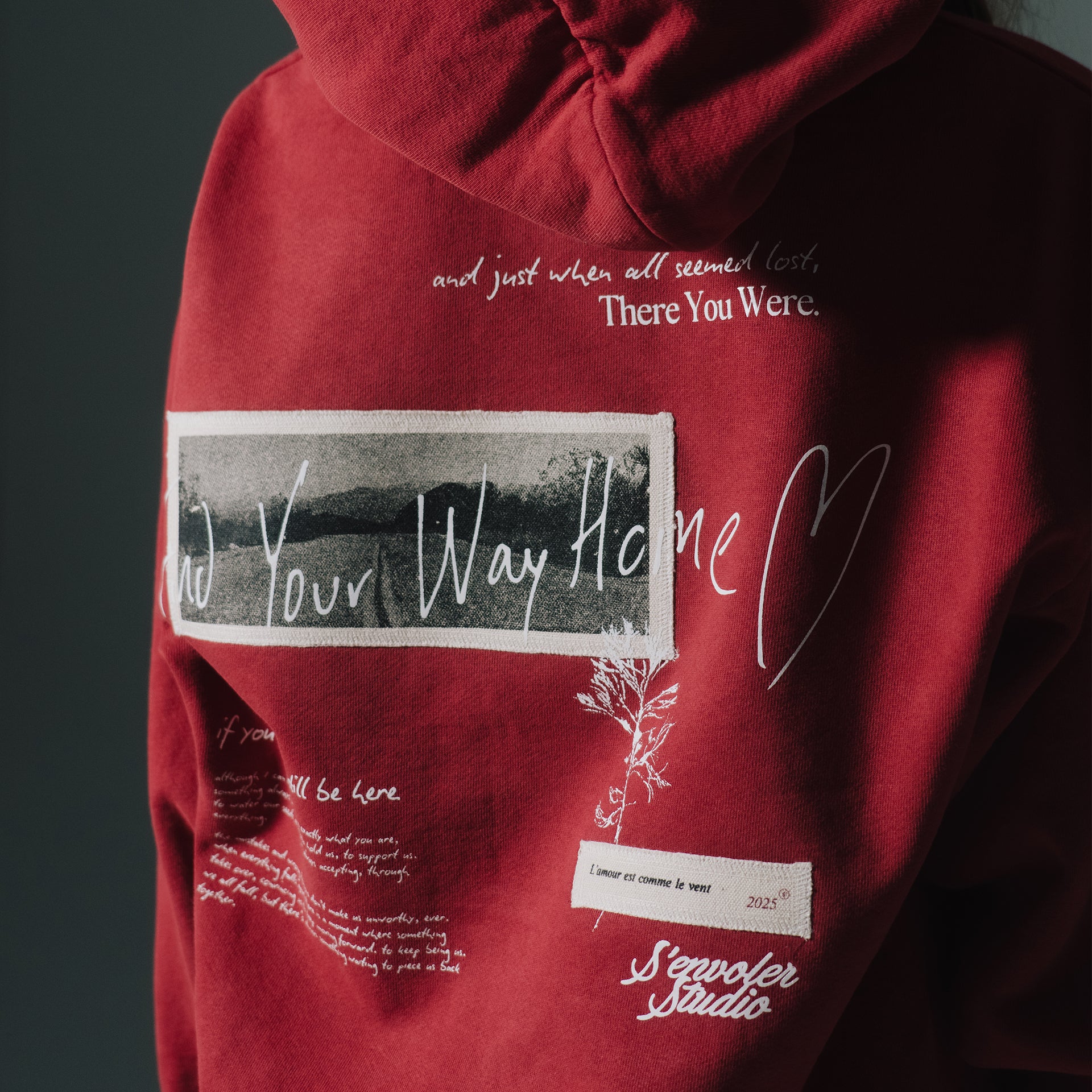 Find Your Way Home Hoodie - Red