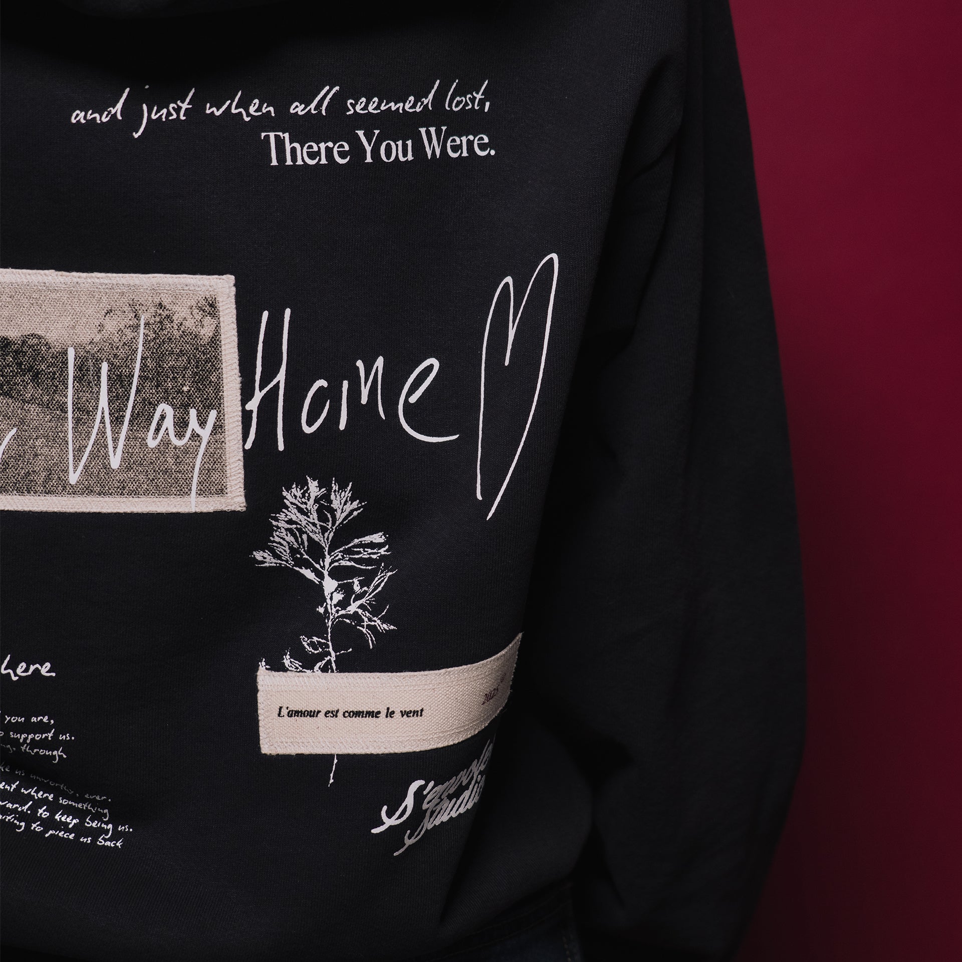 Find Your Way Home Hoodie - Black