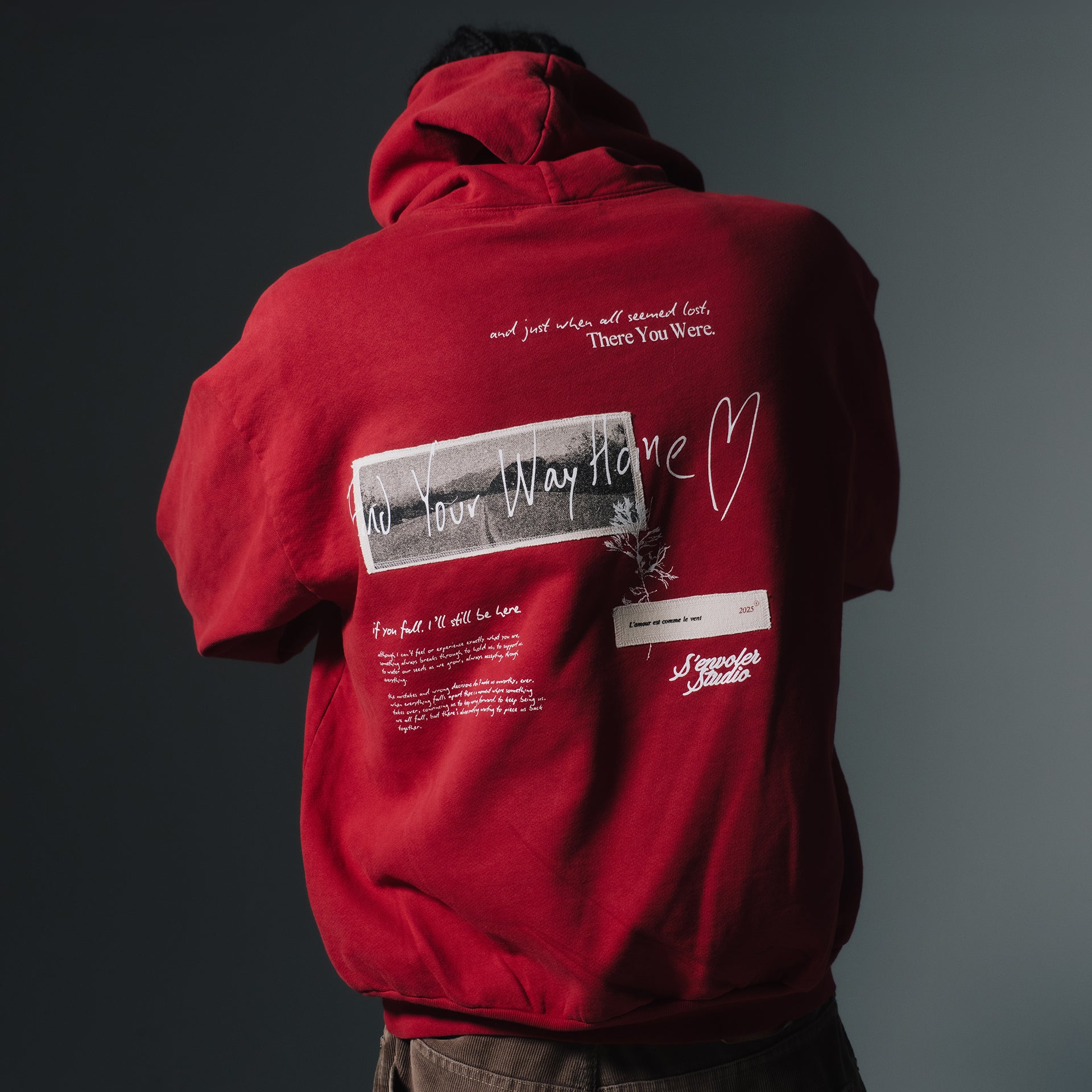 Find Your Way Home Hoodie - Red